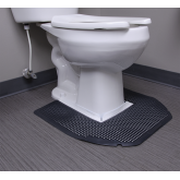 PowerFRESH Commode Deo-Gard Disposable Floor Mat - Charcoal
